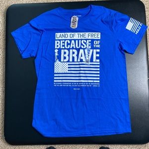 Hold fast, men, multiple sizes, blue, short sleeve shirt, NWT
